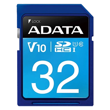 کارت حافظه SDHC ای دیتا مدل  Premier کلاس 10 استاندارد UHS-I V10 سرعت 100MBps ظرفیت 32 گیگابایت